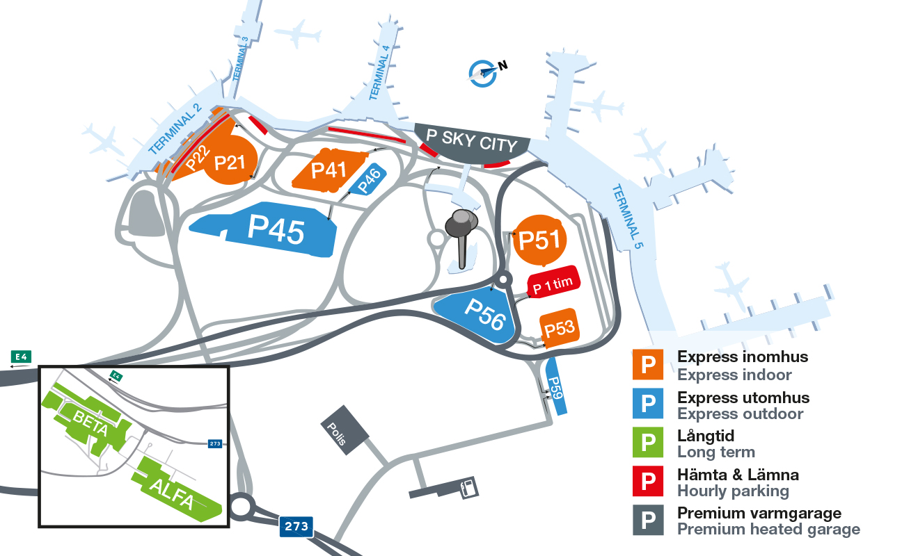 parkering arlanda terminal 2 hämta